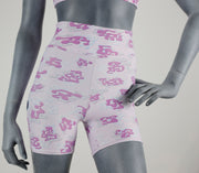 Graffiti Flo Y2 Camo Yoga Shorts