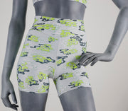 Graffiti Flo Y3 Camo Yoga Shorts