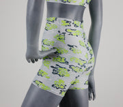 Graffiti Flo Y3 Camo Yoga Shorts