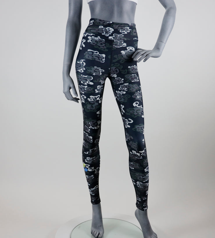 Graffiti Flo Y4 Camo Yoga Leggings