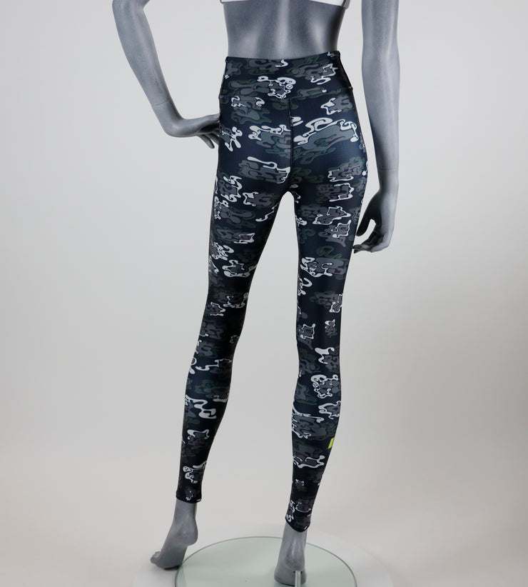 Graffiti Flo Y4 Camo Yoga Leggings