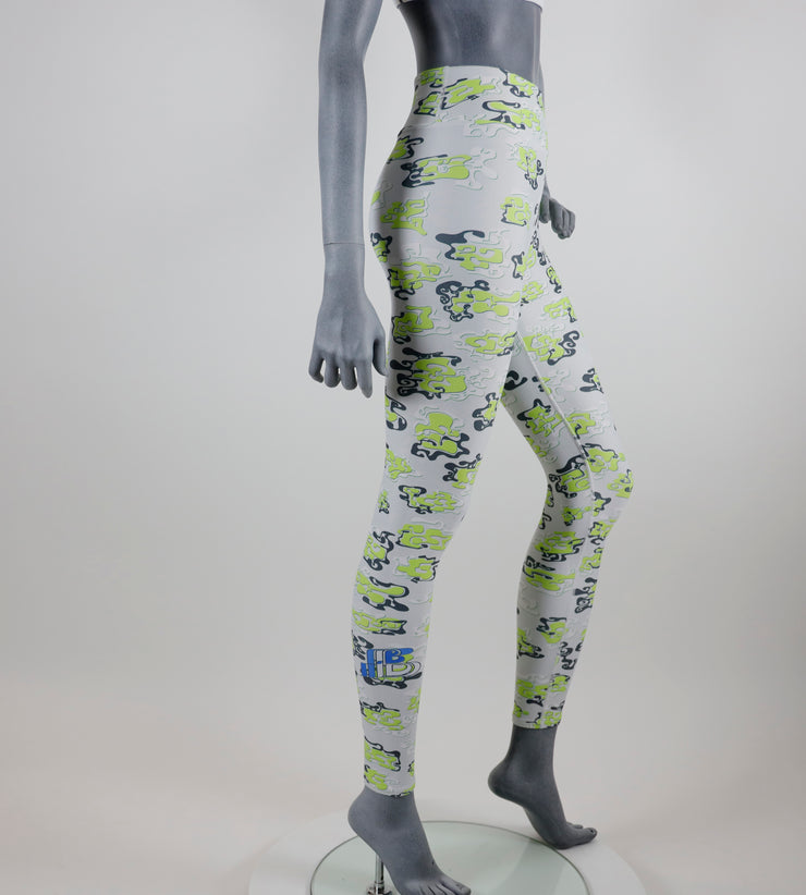 Graffiti Flo Y3 Camo Yoga Leggings