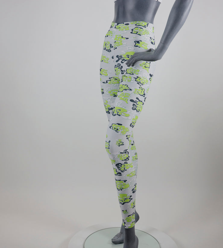 Graffiti Flo Y3 Camo Yoga Leggings