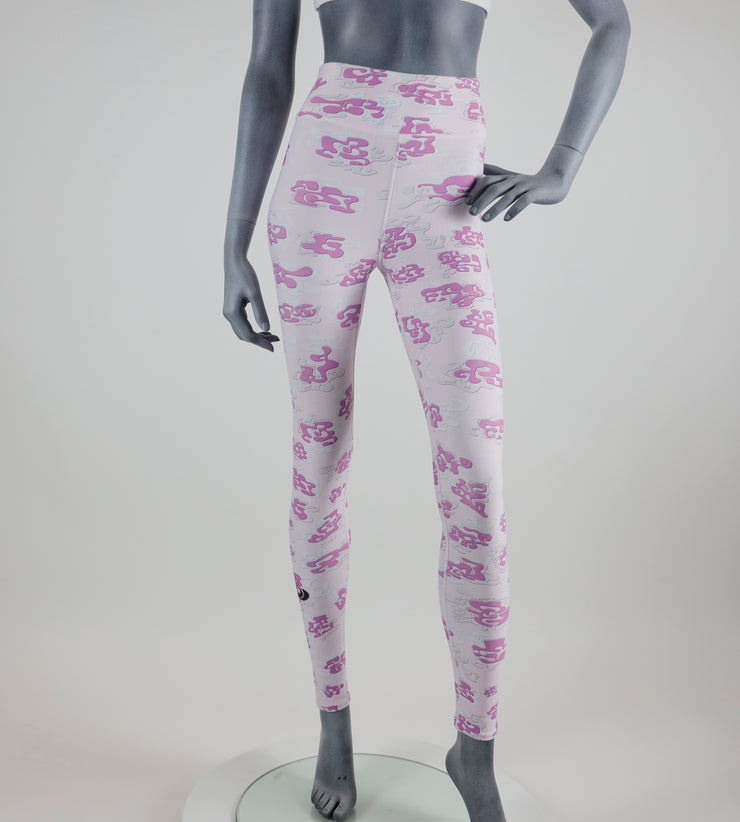 Graffiti Flo Y2 Camo Yoga Leggings