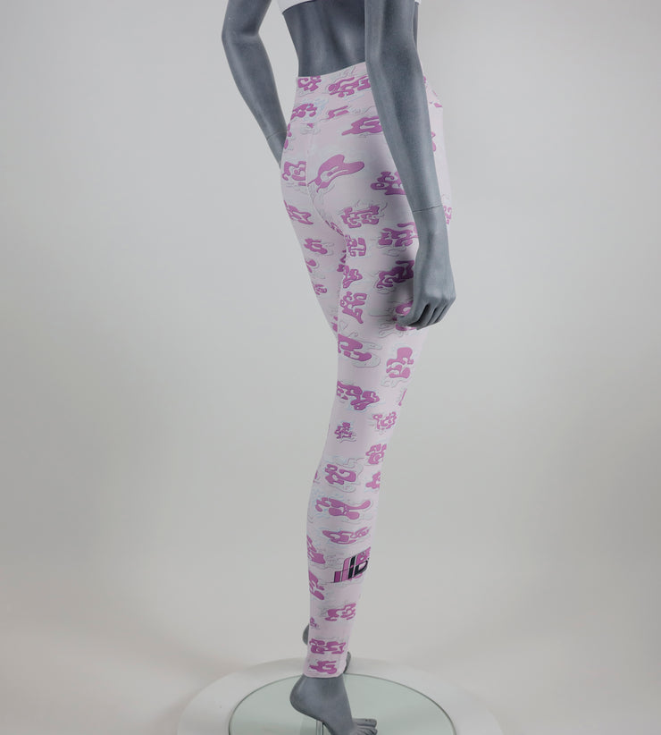 Graffiti Flo Y2 Camo Yoga Leggings