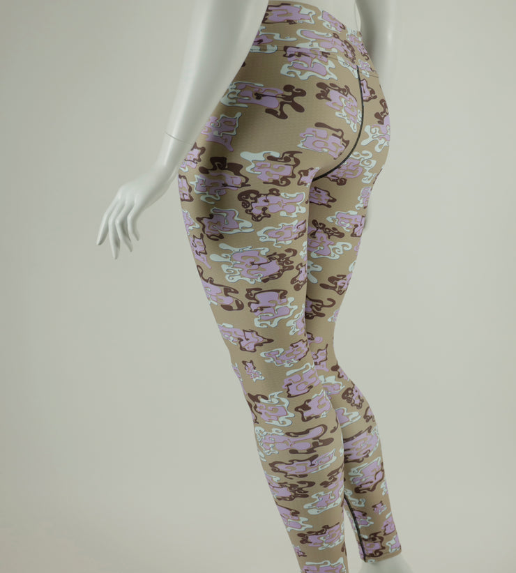 Graffiti Flo Y9 Camo Yoga Leggings